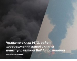 Україна атакувала об’єкти окупантів у Запорізькій та Донецькій областях